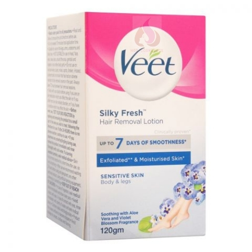 Buy Veet Silky Fresh Sensitive Skin Hair Removal Lotion-120g in Pak