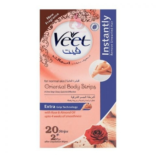 Buy Veet Oriental Body Strips-22Pack in Pakistan|HGS