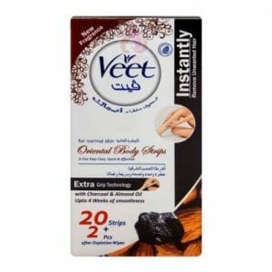 Buy Veet Charcoal & Almond Oriental Body Strips-20-Pack in Pak