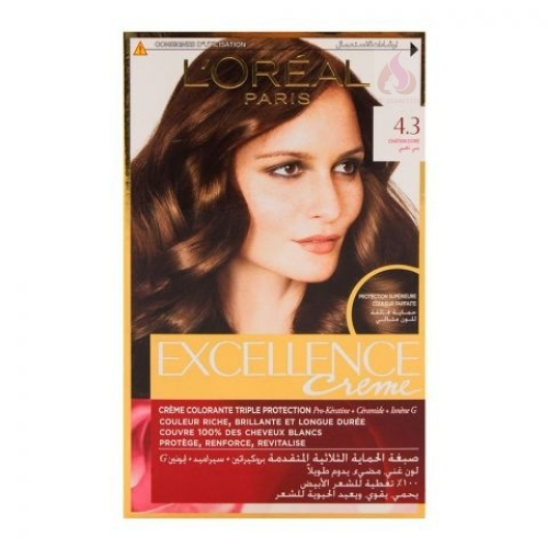 Buy L'Oréal Excellence Hair Color-43 Golden Brown in Pakistan