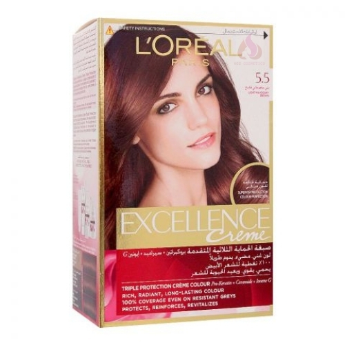 Buy L'Oréal Excellence Cream Hair Colour 5.5 in Pakistan|HGS