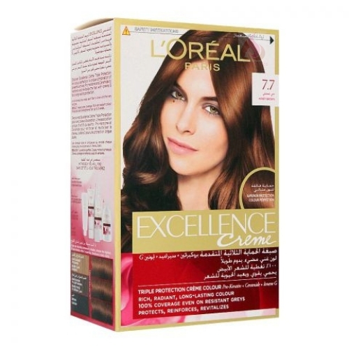 L'Oreal Paris Excellence Creme Hair Colour, Honey Brown  - HGS Cosmetics