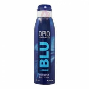 Buy Opio Men Blu Deodorant Body Spray 200ml in Pakistan|HGS