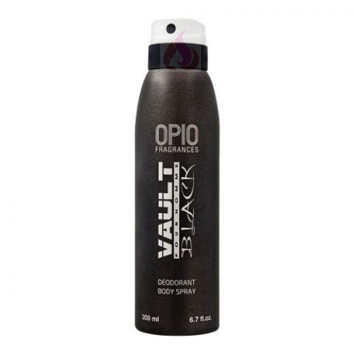 Buy Opio Men Vault Black Deodorant Body Spray 200ml in Pakistan