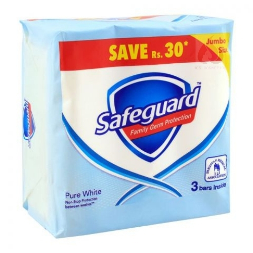 Buy Safeguard 3 Pack Pure White Soap 175g in Pakistan|HGS