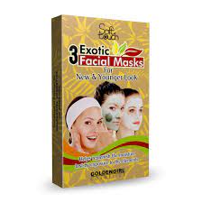 Buy Best Soft Touch 3 Exotic Facial Masks Sachet Kit Online @ HGS Cosmetics