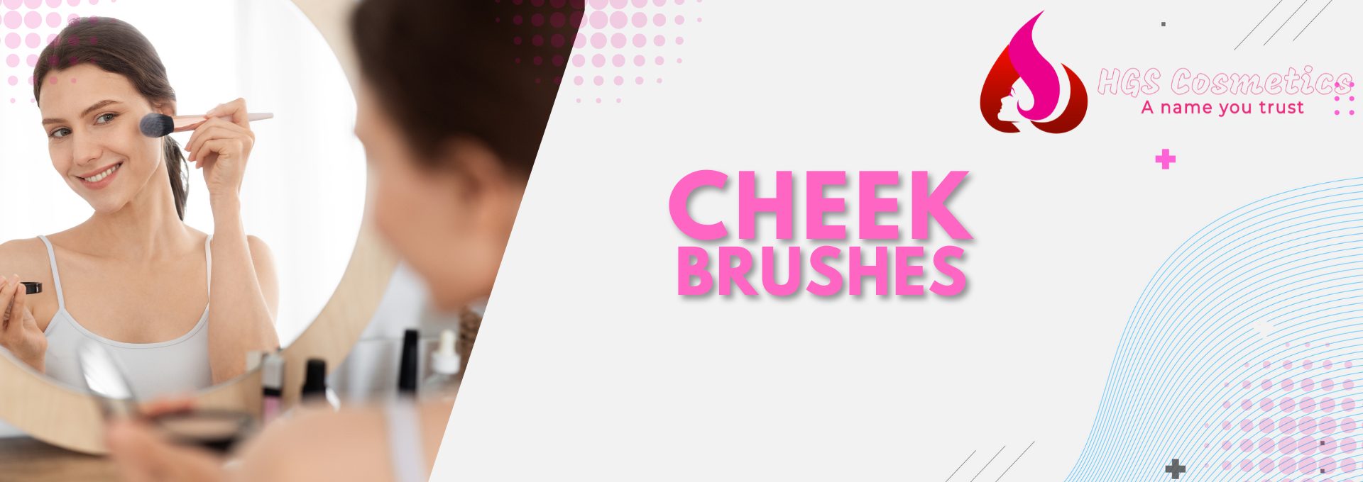 Shop Best Cheek Brushes products Online @ HGS Cosmetics