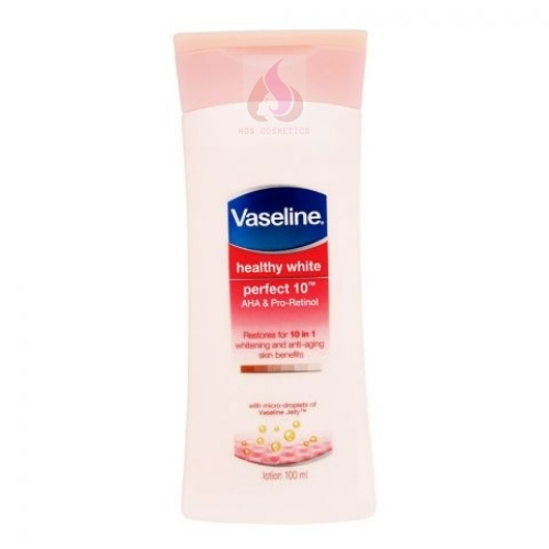 Buy Vaseline Healthy White Perfect 10 Body Lotion-100ml in Pak