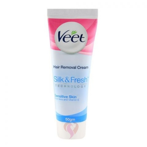 Buy Veet Silk & Fresh Sensitive Skin Hair Removal Cream-50gm in Pak