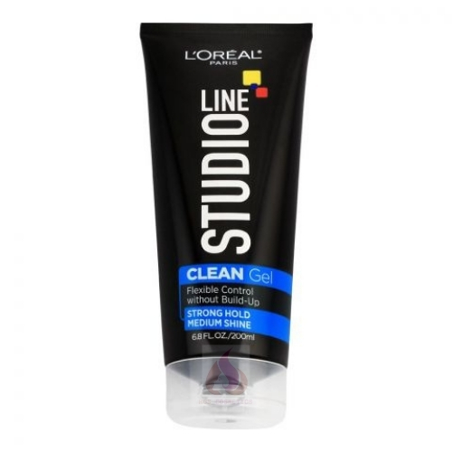 Buy Best Loreal Studio Line Clean Strong Hold Hair Gel 200ml Online @ HGS Cosmetics