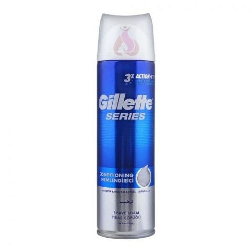 Buy Gillette Series 3X Conditioning Shave Foam 250ml in Pakistan
