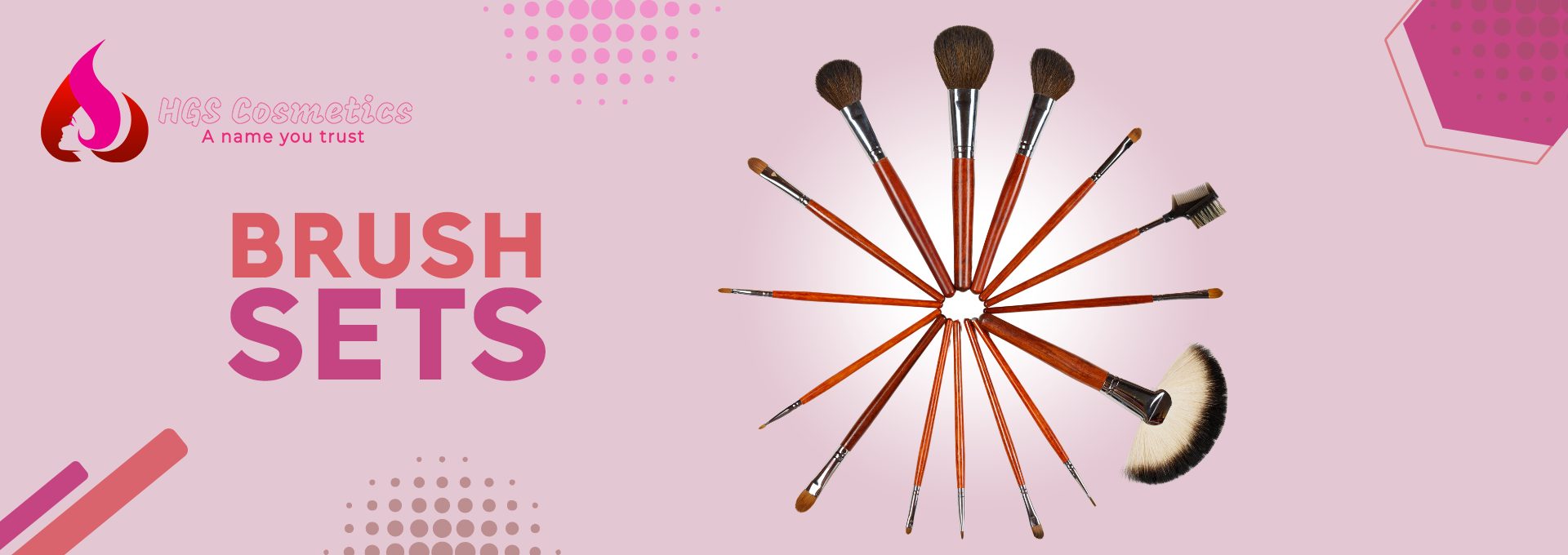 Shop Best Makeup Brush Sets products Online @ HGS Cosmetics