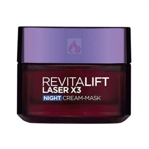 Buy Best Loreal Revitalift Laser X3 Night Cream Mask 50ml Online @ HGS Cosmetics