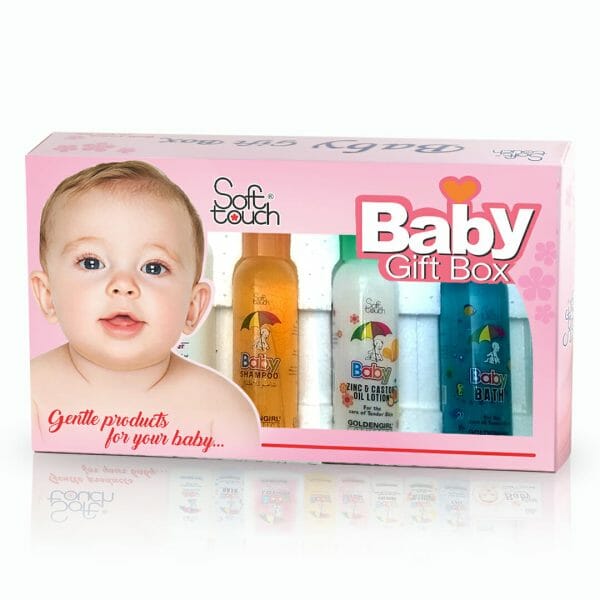 Buy Soft Touch Baby Gift Box Small 4Items in Pakistan|HGS