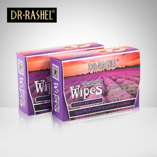Buy Dr Rashel Lavender Collagen Make Up Cleansing Wipes in Pak
