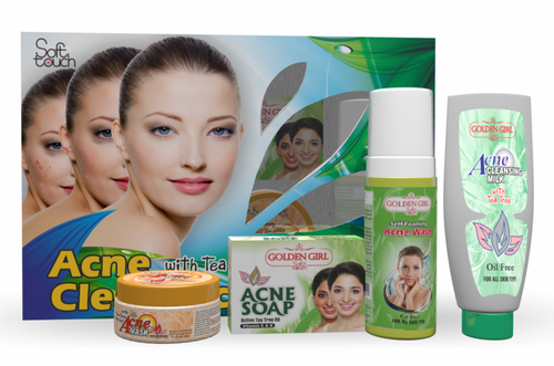 Buy Soft Touch Acne Clear Facial Kit 4item in Pakistan|HGS