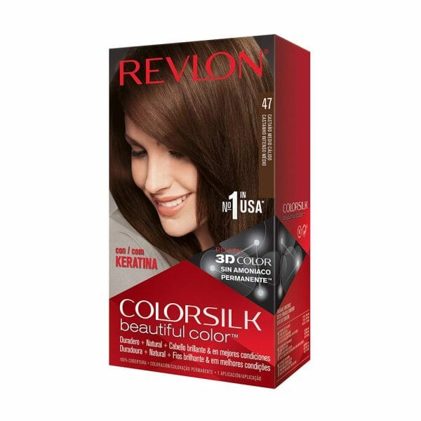 Buy Revlon Color CreamSilk Hair Color Cream 47 Medium Rich Brown in Pakistan