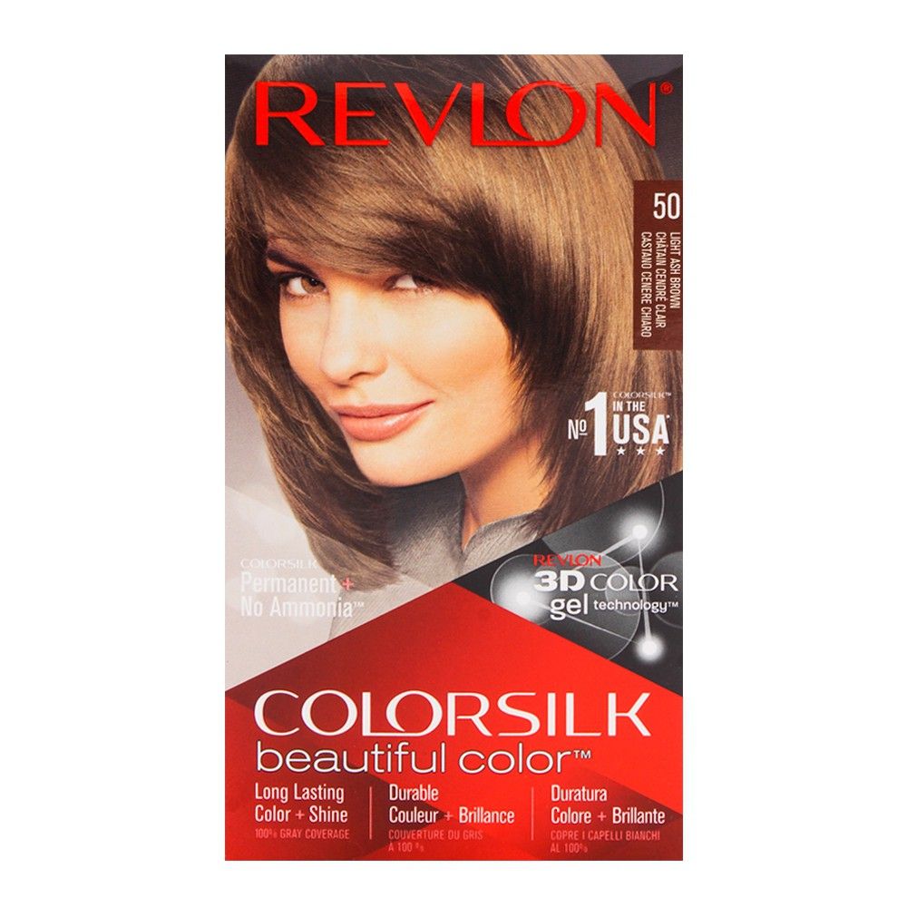 Buy Revlon Color CreamSilk Hair Color Cream 50 Light Ash Brown In Pakistan