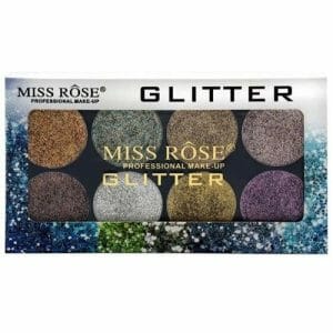 Buy Miss Rose 8 Color-Glitter Makeup Palette–M2 in Pakistan