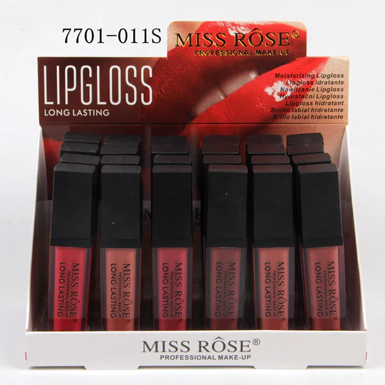 Buy Best Miss Rose Long Lasting Lipgloss 7701-011S Online @ HGS Cosmetics