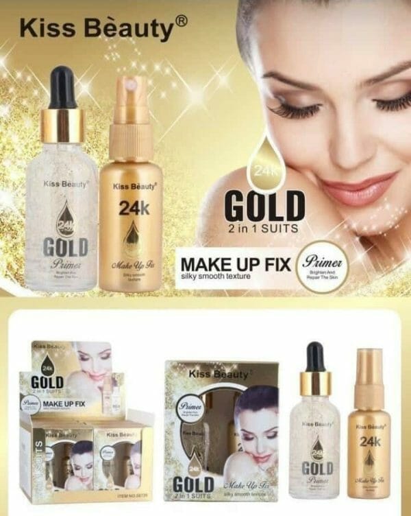 Buy Best 24 K Gold Primer & Makeup Fixer 2 In 1 Online @ HGS Cosmetics