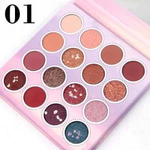 Buy Best Miss Rose 16 Color Eyeshadow Online @ HGS Cosmetics
