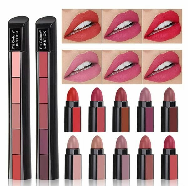 Buy Best Fit Matte 5 In 1 Lipstick HGS Cosmetics Online @ HGS Cosmetics