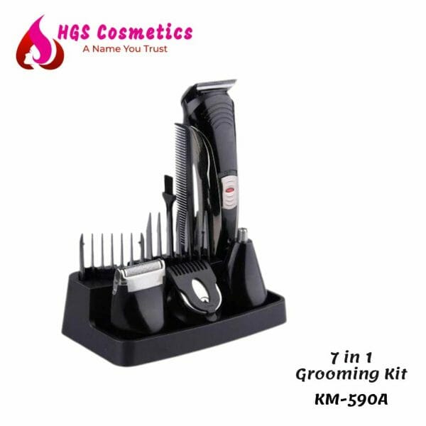 Buy Best Kemei Km 590A 7 In 1 Grooming Kit Online @ HGS Cosmetics
