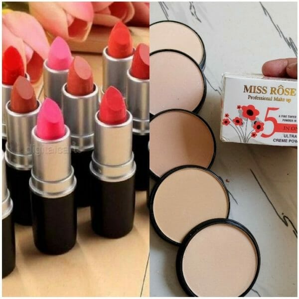 Buy Best Pack Of 6 Matte Lipstick And M.R 5 In 1 Facepowder Online @ HGS Cosmetics