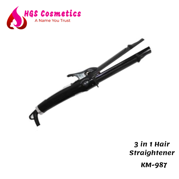 Buy Best Kemei Km 987 3 In 1 Hair Straightener Online @ HGS Cosmetics