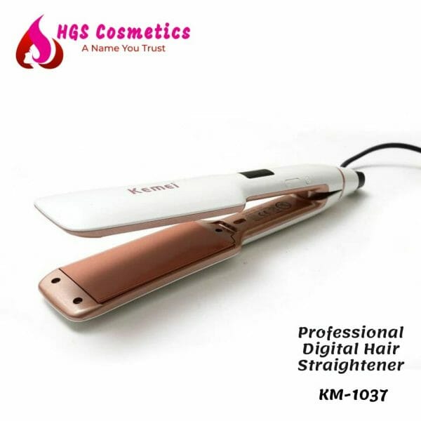 Buy Best Kemei Km 1037 Professional Digital Hair Straightener 2 Online @ HGS Cosmetics