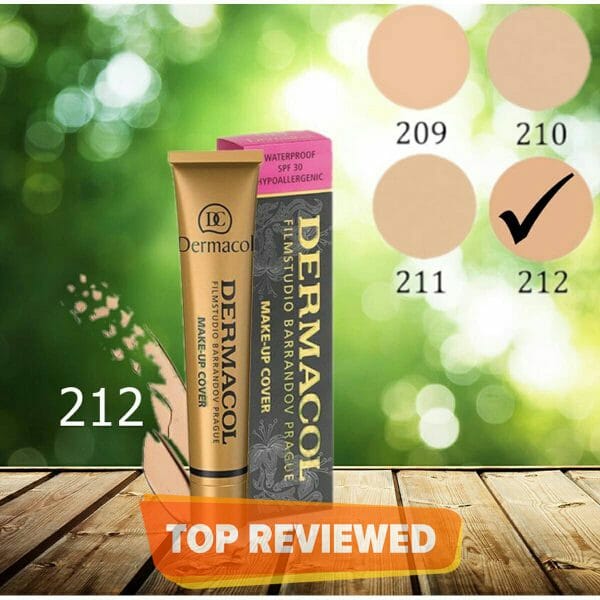 Buy Best Dermacol Make-Up Cover Foundation Shade 212 Cosmetics Online @ HGS Cosmetics