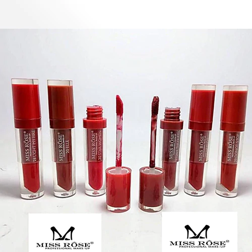Buy Best MISS ROSE Matte Liquid Lipstick Red Shade Set-6pcs Online @ HGS Cosmetics
