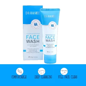 Buy Best DR RASHEL Hyaluronic Acid Moisturizing And Smooth Face Wash Online @ HGS Cosmetics