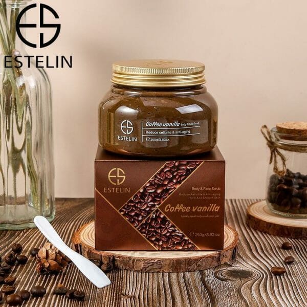 Buy Best Estelin Coffee Vanilla Face And Body Scrub-250g Online @ HGS Cosmetics
