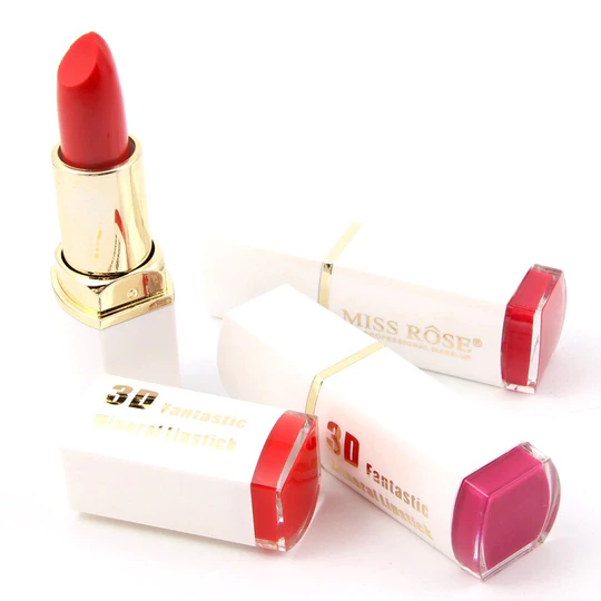 Buy Best Miss Rose 3D Mineral Lipstick-White Online @ HGS Cosmetics