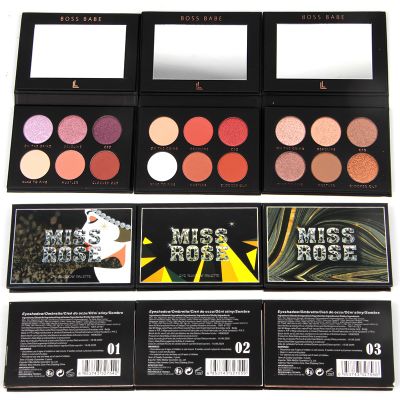 Buy Best Miss Rose 6 Color Eyeshadow Palette Online @ HGS Cosmetics