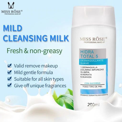 Buy Best Miss Rose Cleansing Milk/ Make-up Removing Lotion Online @ HGS Cosmetics