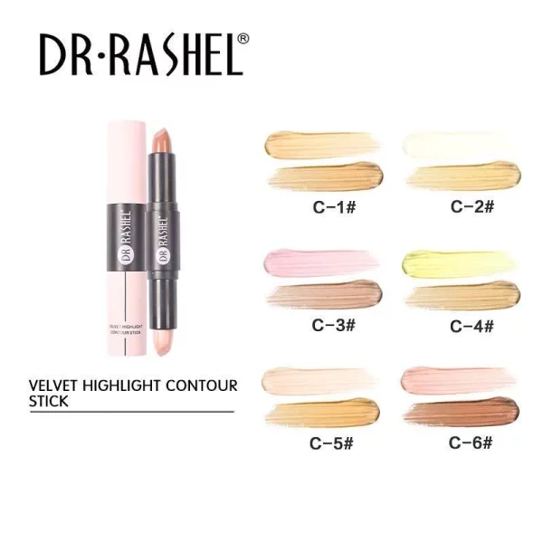 Buy Best Dr Rashel Velvet 2 In 1 Highlight Contour Stick Cosmetics Online @ HGS Cosmetics