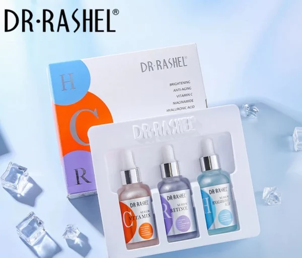 Buy Best DR RASHEL Vitamin C Facial Serum Set -3Pack Online @ HGS Cosmetics