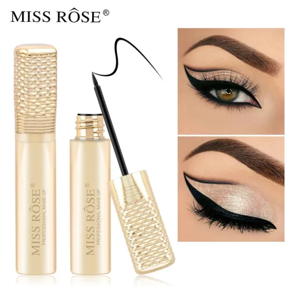Buy Best MISS ROSE Black Eyeliner Gold Online @ HGS Cosmetics