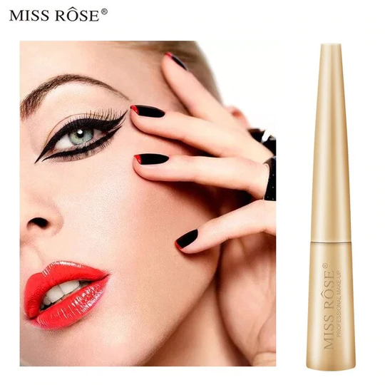 Buy Best Miss Rose Matt Black Liquid Eyeliner Online @ HGS Cosmetics