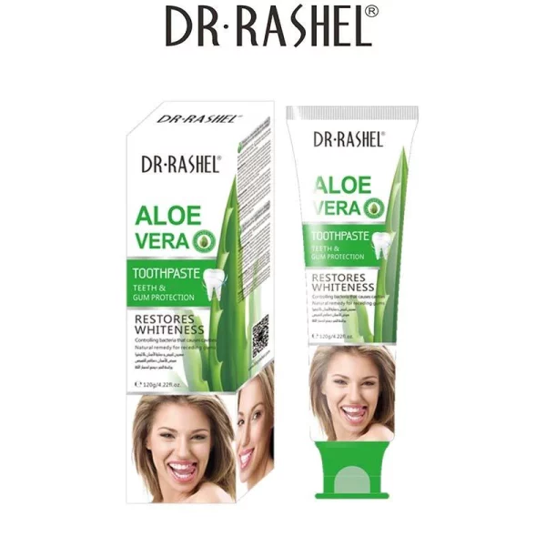 Buy Best Dr.Rashel Aloe Vera Teeth And Gum Protection Toothpaste Online @ HGS Cosmetics