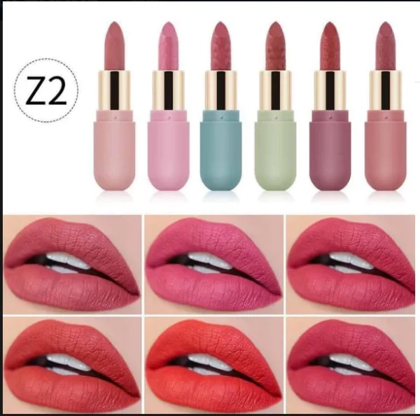 Buy Best Missrose 6 Color Morandi Lipstick Online @ HGS Cosmetics