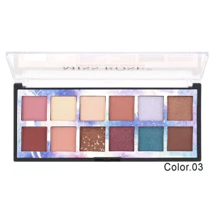 Buy Best Miss Rose 12 Color Eye Shadow Palette Online @ HGS Cosmetics