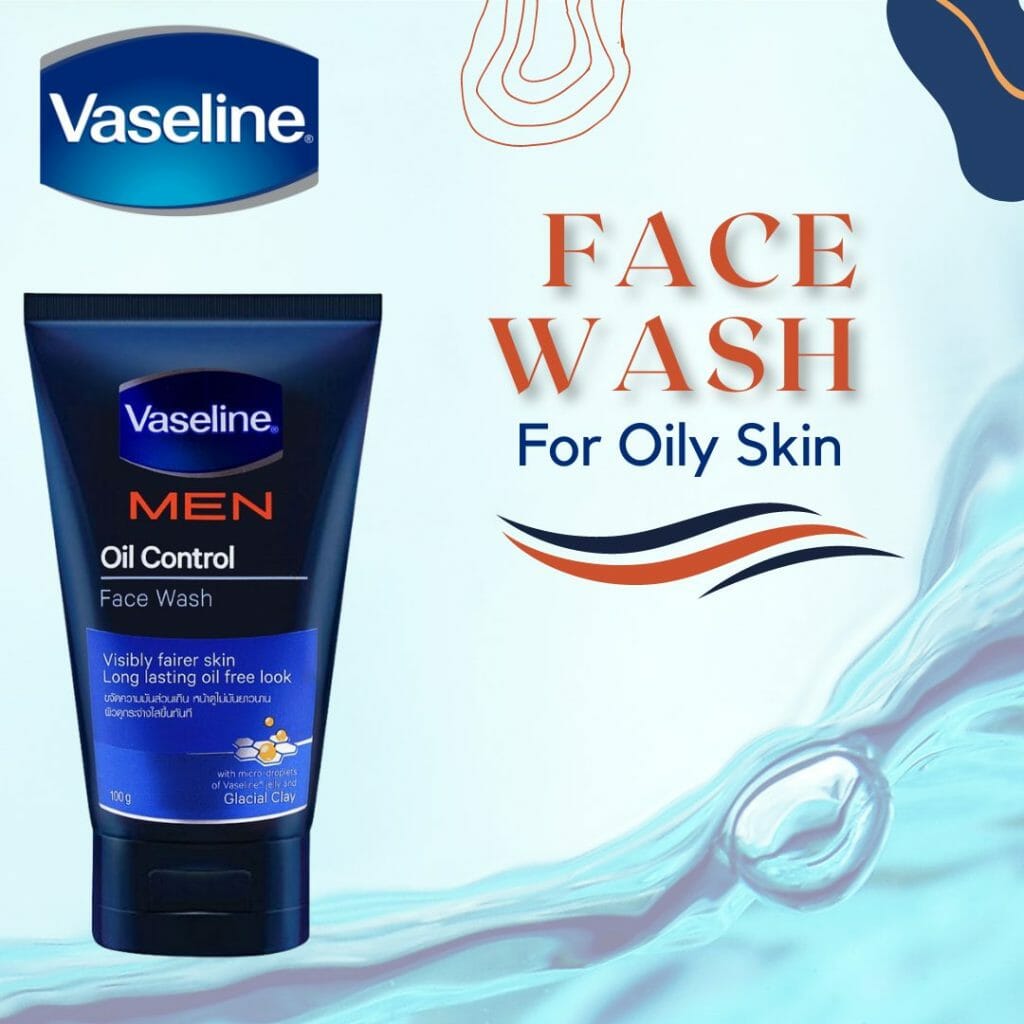 Best Vaseline Men Oil Control Face Wash @ HGS Cosmetics