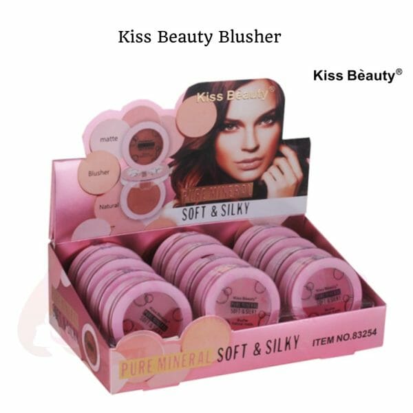 Buy Best Kiss Beauty Pure Mineral Soft And Silky Blusher Online @ HGS Cosmetics