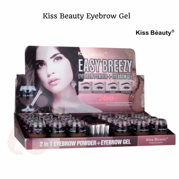 Buy Best Kiss Beauty Easy Breezy Eyebrow Powder And Gel Online @ HGS Cosmetics