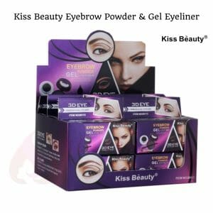 Buy Best Kiss Beauty 3D Eye Eyebrow And Gel Eyeliner Online @ HGS Cosmetics