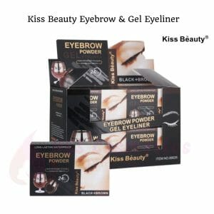 Buy Best Kiss Beauty Eyebrow Powder And Eyeliner Gel Online @ HGS Cosmetics